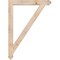 Ekena Millwork Traditional Arts & Crafts Smooth Bracket, Douglas Fir, 3 1/2"W x 32"D x 44"H BKT04X32X44TRA03SDF - alternate 3